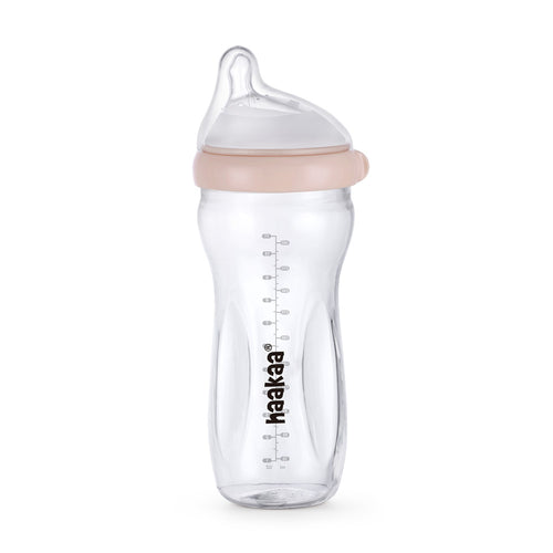 Cute Glass Baby Bottle Silicone Straw Water Drink Bottles For Baby Milk  Feeder