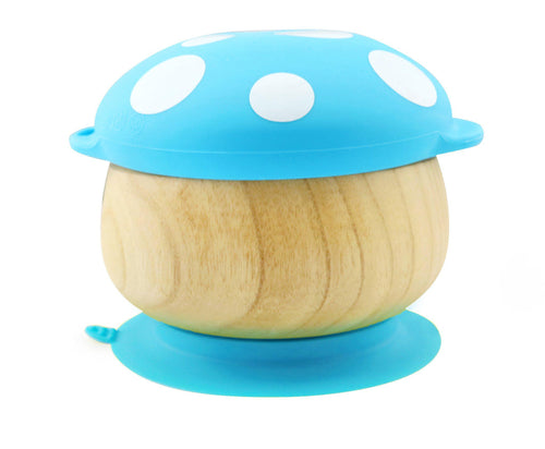 Handcrafted Wooden Mushroom Bowl